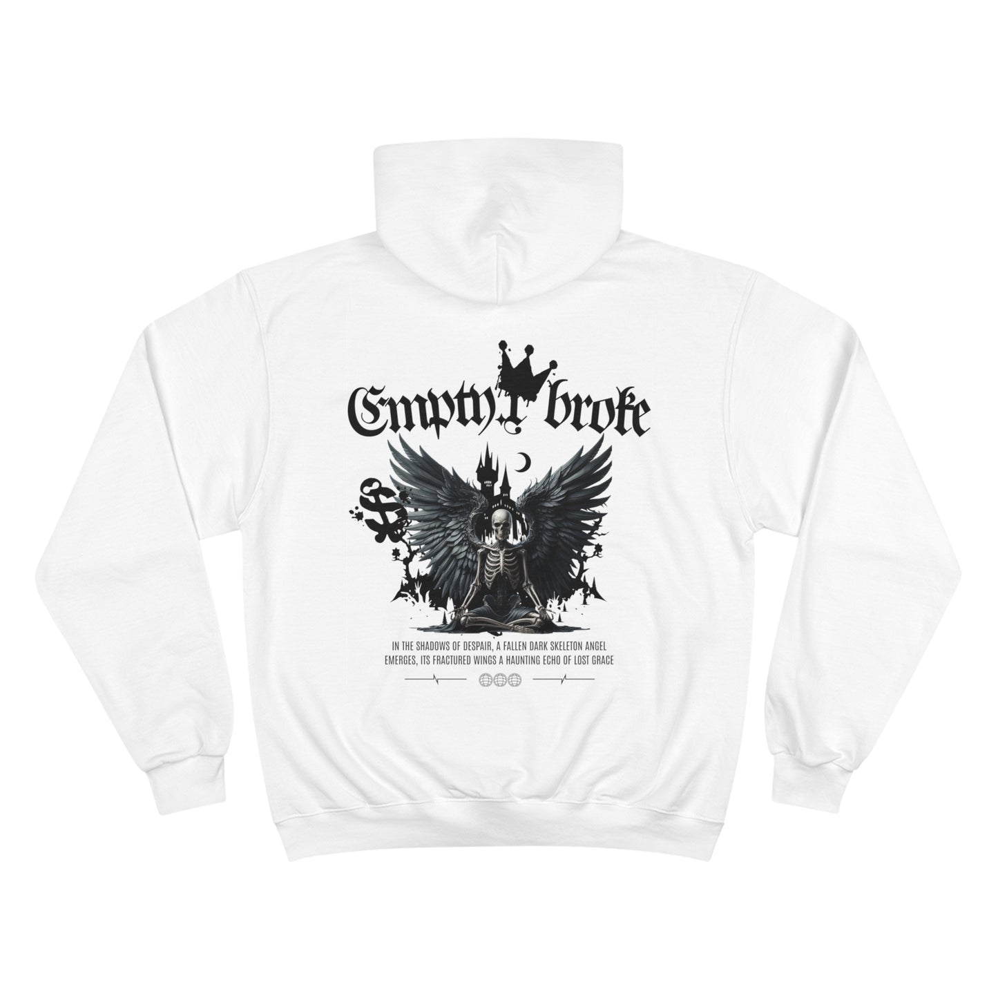 Emptyx.Broke crown hoodie